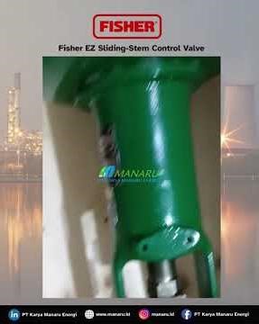 Fisher Easy-e EZ Sliding-Stem Control Valve #oilandgas #instrumentation #industrialsolutions