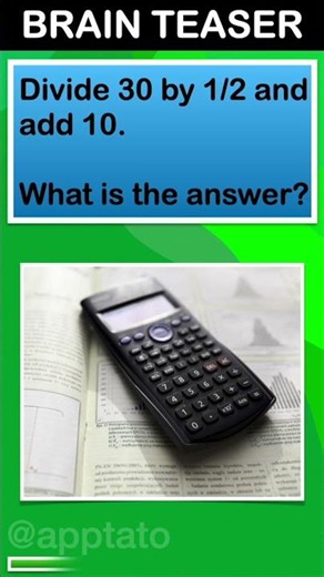 Brain Teaser #9 - A Simple Math Problem