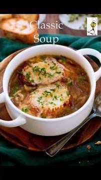 Modern version of a Classic French Onion Soup