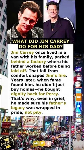What Did Jim Carrey Do for His Dad?