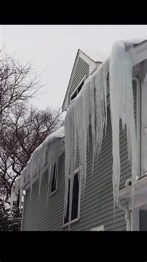 Ice dams are one of the biggest winter problems for roofs — and most homeowners don’t even realize it. When ice builds up at the edge of the roof, water gets trapped with nowhere to drain. That water is forced back under the shingles, behind the fascia, and into the soffit — often leaking inside the home. This leads to interior water damage, mold, rotting wood, and costly repairs. | EngComfort Contractors