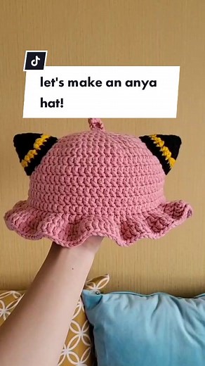 DIY Crochet Anya Forger Hat Tutorial