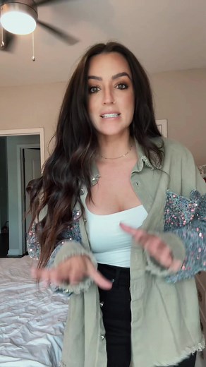 Girly Meets Casual Sequin Jacket Review | Chic Me