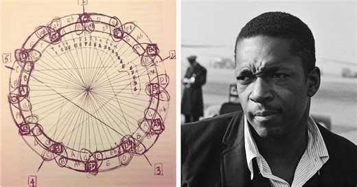 John Coltrane’s ‘Circle of Tones’ Illustration Beautifully Visualizes the Connections Between Mathematics and Music