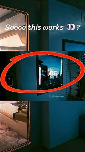 Cyberpunk 2077 Smart Frames 👀 #cyberpunk2077 #gamermom