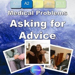Asking for Advice / Complete ESL Lesson for Low (A2) Levels about Health
