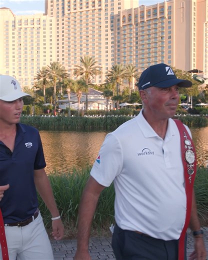All class 🤝 Annika Sorenstam and her family made sure to congratulate the Kuchars at the PNC Championship. | PGA TOUR Champions