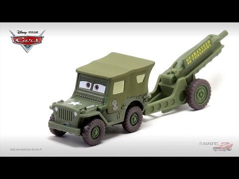 BDD World of Cars - Sarge with Cannon