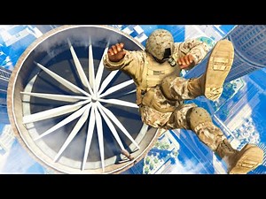 GTA 5 Funny/Crazy Ragdolls Episode 5 (Army Franklin)