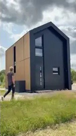 Touring a modern prefab home in the Netherlands