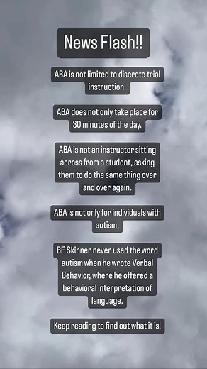 1.2K views |  #aba #appliedbehavioranalysis #verbalbehavior #bfskinner #act #obm #language #communication #speech #directinstruction #bcba #bcaba #rbt #behavioranalyst #behavioranalysis #science #humanbehavior #environment #organizationalbehaviormanagement #acceptanceandcommittmenttherapy #reinforcement #teachersofinstagram #manding #behavioranalyst #teacher #teachers #teaching #parentsofinstagram #parenting #positiveparenting #instruction #teachersoffacebook | ABA Naturally | Facebook