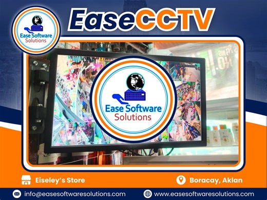 🏪📹 Eiseley’s Store, located in Boracay, Aklan, has officially availed EaseCCTV from Ease Software Solutions! 🎉✨ With their newly installed CCTV system, they can now enjoy: 🔒 Enhanced security and 24/7 monitoring 📹 Clear and reliable camera coverage 👀 Better protection for staff, customers, and assets 💻 Easy access to recorded footage when needed 🛡️ Added peace of mind for daily store operations Thank you, Eiseley’s Store, for trusting EaseCCTV to help keep your business safe and secure! 
