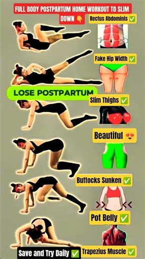 1 Min Full Body Fat Burn Workout | Lose POSPATUM Belly Fat, Slim Waist & Tone Body Fast #shorts