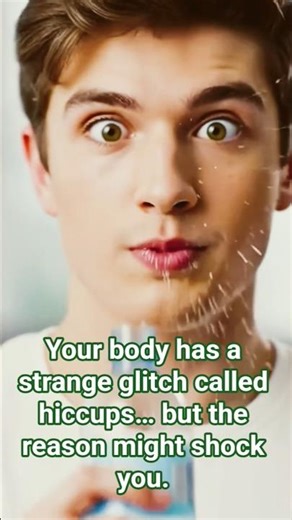 Why Humans Get Hiccups 😳 (Your Body’s Weird Glitch)#shorts#viral#facts