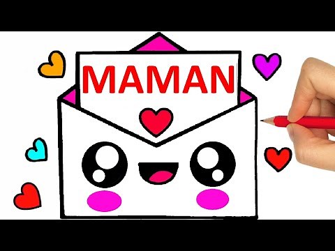 COMMENT FAIRE UNE CARTE DE FÊTE DES MÈRES facile