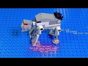First Order Heavy Assault Walker™ - LEGO Star Wars™ #lego #legobuild #legostarwars