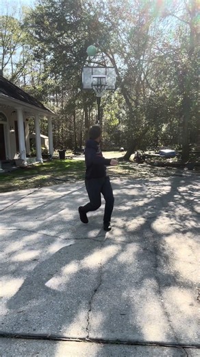 Bounce between the legs to the same hand under hand backwards trick shot #trickshot