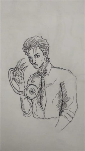 shinichi from parasyte | traditional sketch illustration #art #sketch #shinichi