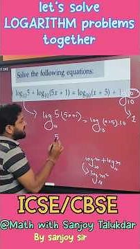 💥logarithm problems solved 💥 #logarithm #logarithmicfunctions #maths #logarithmicequation #class12