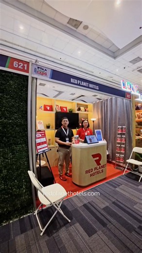 We're finally here! Don't miss this chance to get the lowest rates that work for your next stay at the 𝟯𝟯𝗿𝗱 𝗧𝗿𝗮𝘃𝗲𝗹 𝗧𝗼𝘂𝗿 𝗘𝘅𝗽𝗼! 📌 Visit us at 𝗕𝗼𝗼𝘁𝗵 𝟲𝟮𝟮 📅 𝟲-𝟴 𝗙𝗲𝗯𝗿𝘂𝗮𝗿𝘆 𝟮𝟬𝟮𝟲 📍 𝗦𝗠𝗫 𝗖𝗼𝗻𝘃𝗲𝗻𝘁𝗶𝗼𝗻 𝗖𝗲𝗻𝘁𝗲𝗿 𝗠𝗮𝗻𝗶𝗹𝗮 🌐 Book your stay at https://www.redplanethotels.com/ 📱 Download our app https://redplanet.link/RedPlanetHotelsApp #PTTE #LoveThePhilippinesLoveTheWorld #TTE2026 | Red Planet Hotels Philippines