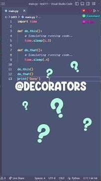 Python Decorators in 1 Minute! #coding #programming #python