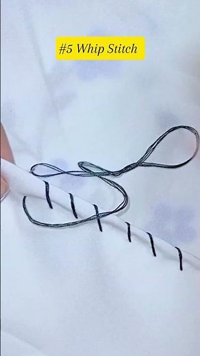 Whip Stitch for beginners😊 #diynstitch #beginnerstitch #sewingreels #stitching #handstitching