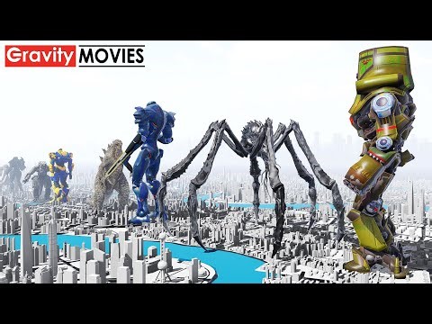 Monsterverse vs Pacific Rim Size Comparison