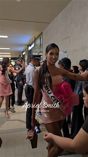 Great comeback from the statuesque Cebuana Apriel Smith! A 👑 on her head please.💫