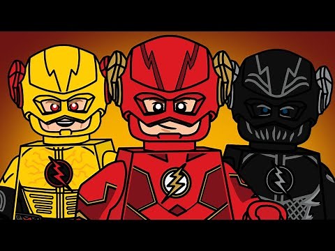 Custom Lego CW Flash Minifigures