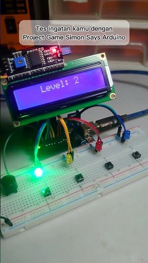 Uji ingatan dengan Game Simon Says di #arduino