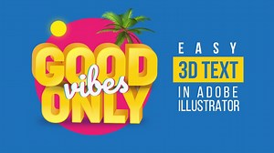 Easy 3D Text Effect In Adobe Illustrator | Dicky Jr | Skillshare