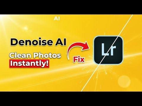 Adobe Lightroom's Denoise AI: Clean Up Grainy Photos Instantly