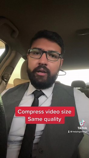 69K views · 2.6K reactions | How to compress video size #helpingorange #tips #tricks #video #software #ai | Muddaser Altaf | Facebook