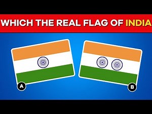 Choose the Correct Flag 🏳️ | Real vs Fake Flags Quiz | Find the Odd One Out | IQ Quiz