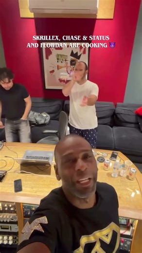 Skrillex, Chase & Status and Flowdan are cooking 😈🔥