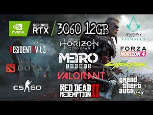 Ryzen 5 3400G RTX 3060 12GB Test in 11 Games