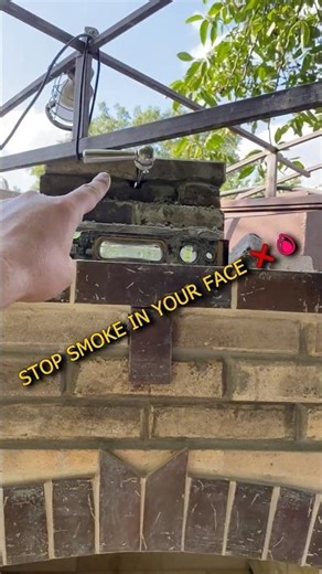 Perfect Grilling Draft in 11 Seconds 🔥 DIY Brick BBQ Dome and Chimney