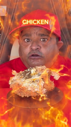 @minimanmunches on Instagram: "POV: I got a new job 🍗 After Mr Wonka got me, I had to find a new job. Thankfully the Colonel was hiring 🫡 #minimanmunches #kfc"