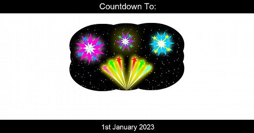 Countdown To New Years Day | Days Until New Years Day
