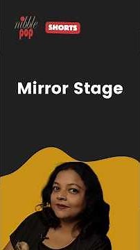 What is Lacan's Mirror Stage? Quick Explanation in 3 Minutes | YouTube Shorts 🪞 #monamimukherjee