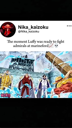 Day 262 — Luffy Was Ready to Fight All 3 Admirals at Marineford ☠️🔥 | One Piece #onepiece