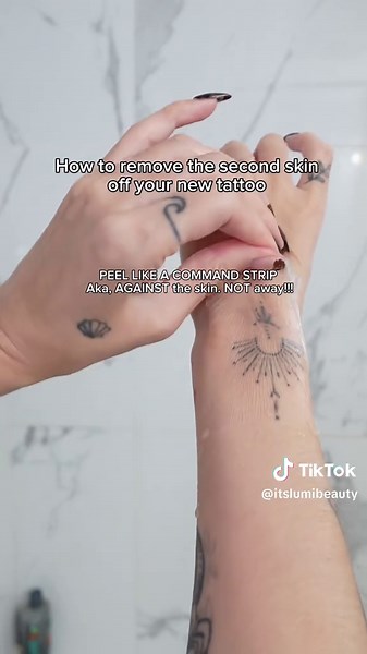 How to Peel Tattoo Aftercare Stickers Safely