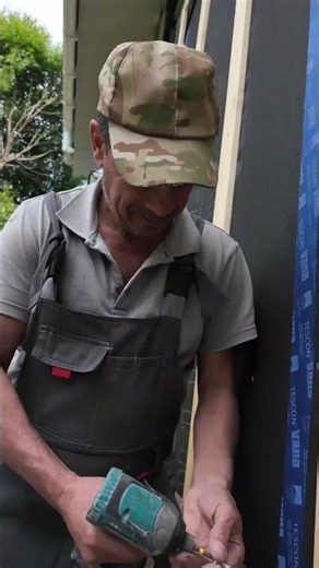 😎🤟 We use Trusty-Tools screws to install fiber cement siding