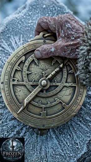 Frozen Bronze Astrolabe Restored From Ancient Arctic Ice #astrolabe