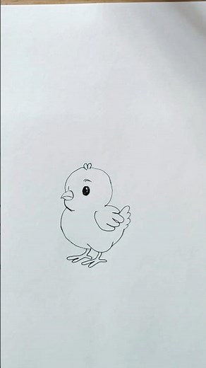 😯 THIS IS THE EASIEST CHICK DRAWING EVER