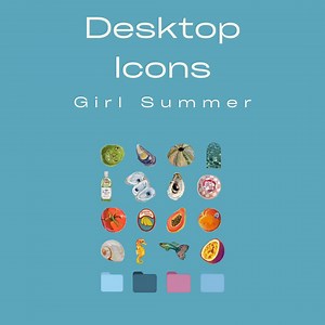 20 Personalized Folder Icons | Stylish Summer-inspired MacBook Folder Icons for Aesthetic Desktop Organization - Etsy