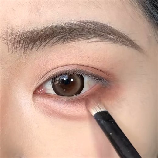 Elegant Earthy Eye Makeup Tutorial | Soft Natural Look for Beginners | Original Camera #shorts