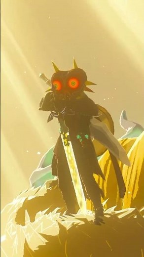 Link pulling the master sword #legendofzelda #totk