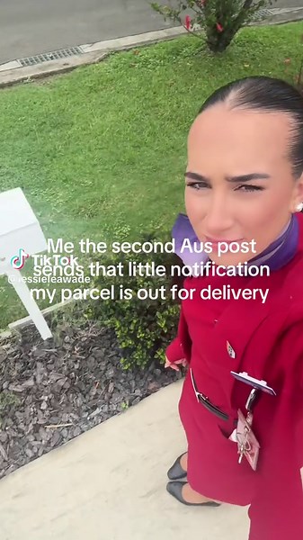 I will stand here and I’ll wait #auspost #parcle #waiting #fyp