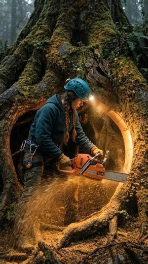 The Hobbit's Hideout in Real Life! #alone